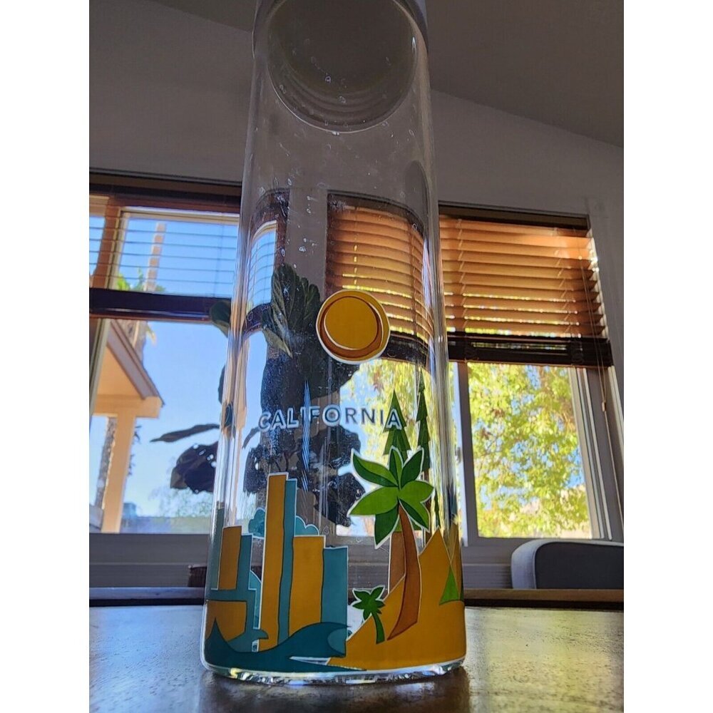 2016 Starbucks California You Are Here Glass Water Bottle | 18.5oz - Picture 2 of 8